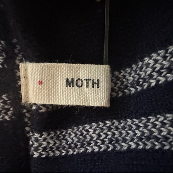 Anthropologie Moth Blue Window Paned
Wool Blend Mock Neck Tunic Sweater - Size S - Picture 5 of 10